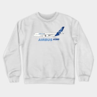 Airbus A380 Illustration Crewneck Sweatshirt